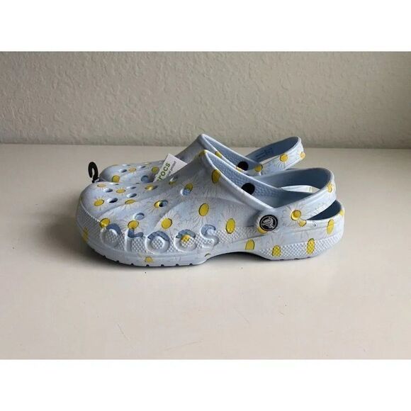 Crocs Baya Seasonal Printed Daisy Floral Clog Women’s Sz 11 Unisex NEW - Picture 3 of 8